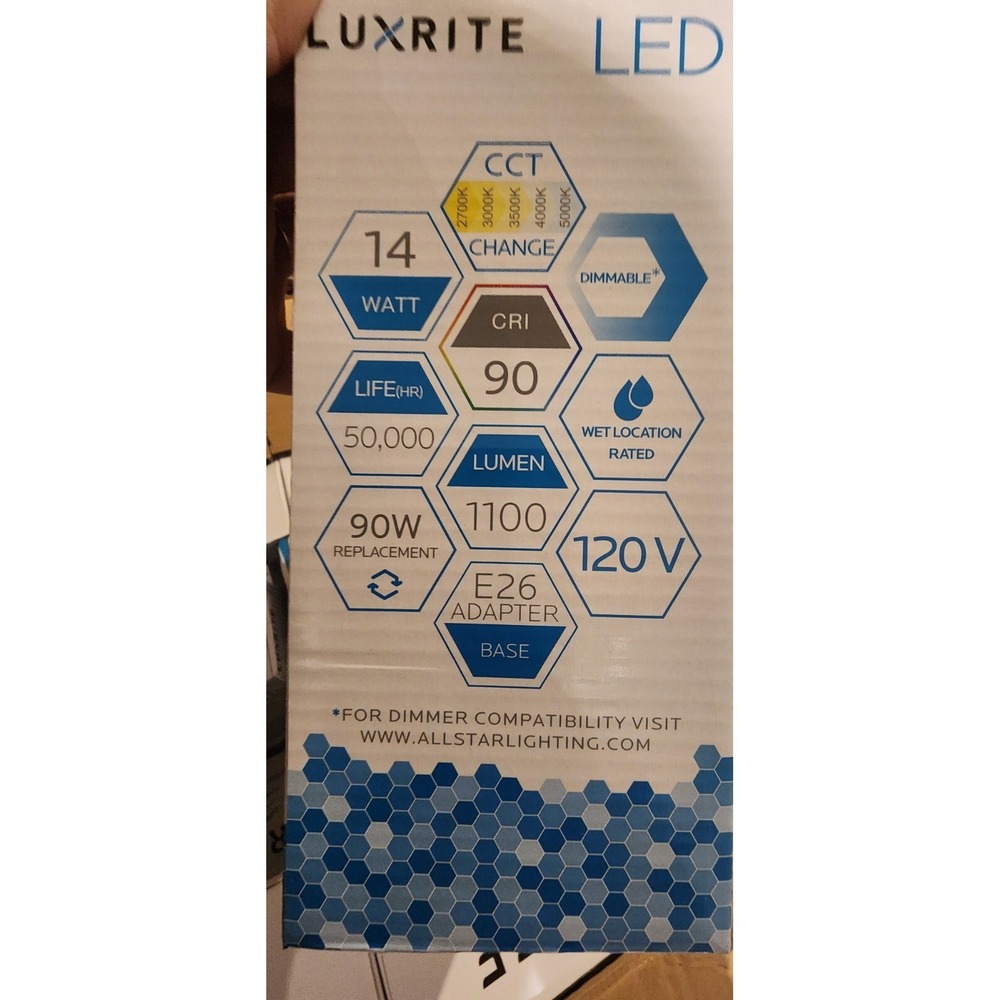 Luxrite LR23796 Downlight Round 5-6" 14W RETROFIT Smooth Trim, OK WET AREA - Picture 4 of 12